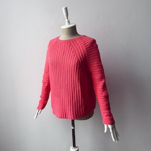 Soft Wool & Cashmere - Women's Pink Knitted Sweater