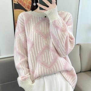 Merino Wool Knit Sweater: Soft 12 Gauge Knit Pullover